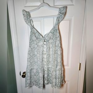 Altar'd State Mini Green Dress